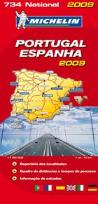 Mapa de Estradas - Portugal/Espanha 2009