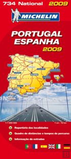 Bertrand.pt - Mapa de Estradas - Portugal/Espanha 2009