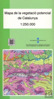 Mapa De La Vegetació Potencial De Catalunuya, E 1:250.000