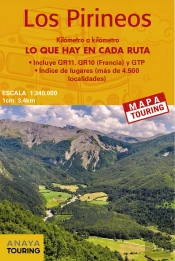 Mapa De Los Pirineos 1:340.000 - (Desplegable)
