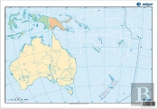 Mapa De Oceanía Político