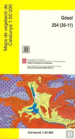 Bertrand.pt - Mapa De Vegetació De Catalunya 1:50 000 Gòsol 254 (35-11)