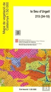 Mapa De Vegetaciò De Catalunya 1:50000. La Seu D'Urgell 215 (34-10)