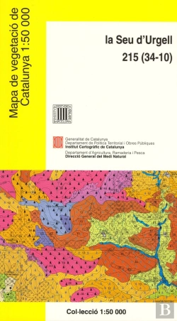 Bertrand.pt - Mapa De Vegetaciò De Catalunya 1:50000. La Seu D'Urgell 215 (34-10)