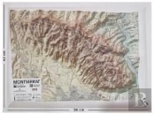 Mapa En Relieve De Montserrat