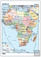 Mapa Escritorio Africa Fisico-Politico