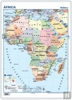 Bertrand.pt - Mapa Escritorio Africa Fisico-Politico