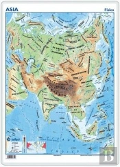 Mapa Escritorio Asia Fisico - Politico