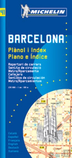 Bertrand.pt - Mapa Michelin Barcelona (Plano e Índice) 