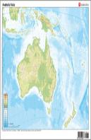 Mapa Mudo Australia-Oceania Fisico Color Vicvar0sed