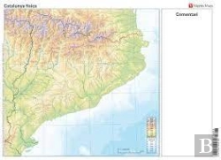 Bertrand.pt - Mapa Mudo Catalunya Fisico Color