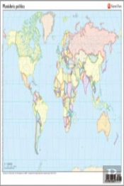 Mapa Mudo Planisferio Politico Color N.E