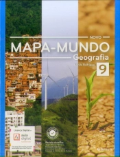 Mapa-mundo 9 - Geografia 9.º ano - Manual