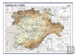 Bertrand.pt - Mapa Mural Castilla Y Leon Fisico-Politico