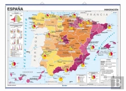 Bertrand.pt - Mapa Mural España La Inmigracion