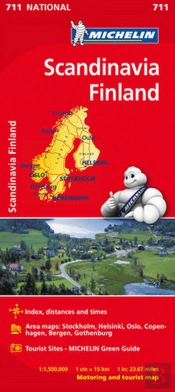 Mapa National Escandinavia - Finlandia