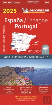 Mapa National Espana & Portugal - Alta Resistência