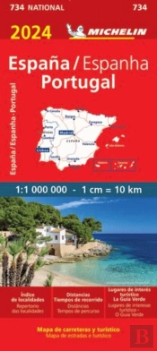 Mapa National Espanha - Portugal 2024