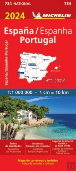 Bertrand.pt - Mapa National Espanha - Portugal 2024
