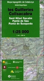 Mapa Topografic De Catalunya 1:25 000. Unitats Geografiques 66-Les Guilleries. C