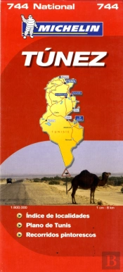 Mapa Tunísia