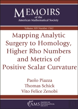 Bertrand.pt - Mapping Analytic Surgery To Homology, Higher Rho Numbers And Metrics Of Positive Scalar Curvature