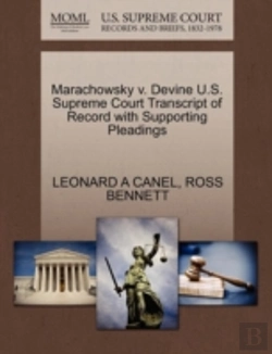 Bertrand.pt - Marachowsky V. Devine U.S. Supreme Court Transcript Of Record With Supporting Pleadings