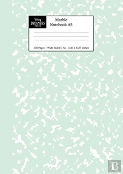 Bertrand.pt - Marble Notebook A5: Mint Green Marble Wi