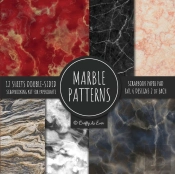 Marble Patterns Scrapbook Paper Pad 8x8 Scrapbooking Kit For Papercrafts, Cardmaking, Printmaking, Diy Crafts, Stationary Designs, Borders, Backgrounds