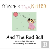 Marble The Kitten And The Red Ball