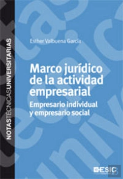 Bertrand.pt - Marco Jurídico De La Actividad Empresarial Empresario Individual Y Empresario Social