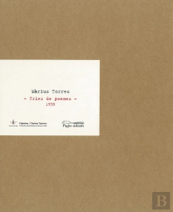 Bertrand.pt - Màrius Torres. Tries De Poemes, 1938