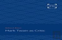 Mark Twain As Critic