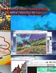 Mark Xiornik Rozen Pettinelli Color Artwork Drawings By Hand