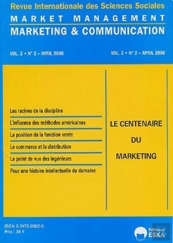 Bertrand.pt - Market Et Management Vol2 N 2-Avril 2006-Le Centenaire Du Marketing