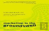 Marketing In The Groundswell