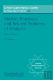Markov Processes And Related Problems Of Analysis