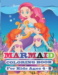 Marmaid Coloring Book For Kids