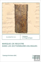 Marques De Registre Dans Les Dictionnaires Bilingues
