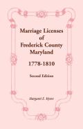Marriage Licenses Of Frederick County, Maryland
