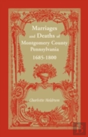 Marriages And Deaths Of Montgomery Count