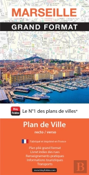 Marseille Grand Format : Plan De Ville (Édition 2024)