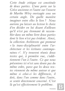 Bertrand.pt - Marthe Wery ; Un Jeu De Mise En Relation