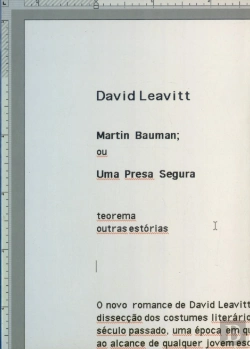 Bertrand.pt - Martin Bauman ou Uma Presa Segura