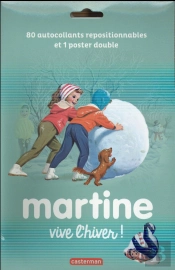 Martine Maxi Pochette Vive L'Hiver 80 Autocollants Et 2 Posters