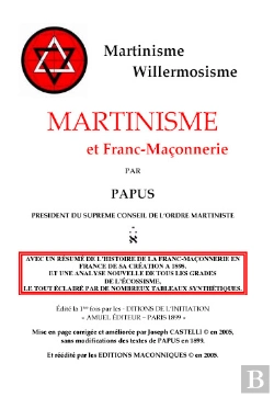 Bertrand.pt - Martinisme Et Franc-Maconnerie