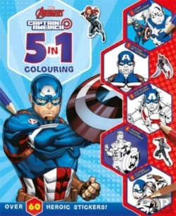 Bertrand.pt - Marvel Avengers Captain America: 5 In 1 Colouring