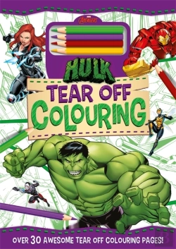Bertrand.pt - Marvel Avengers Hulk: Tear Off Colouring