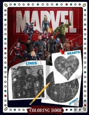 Marvel Lines Spirals Heart Coloring Book