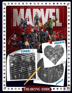 Bertrand.pt - Marvel Lines Spirals Heart Coloring Book